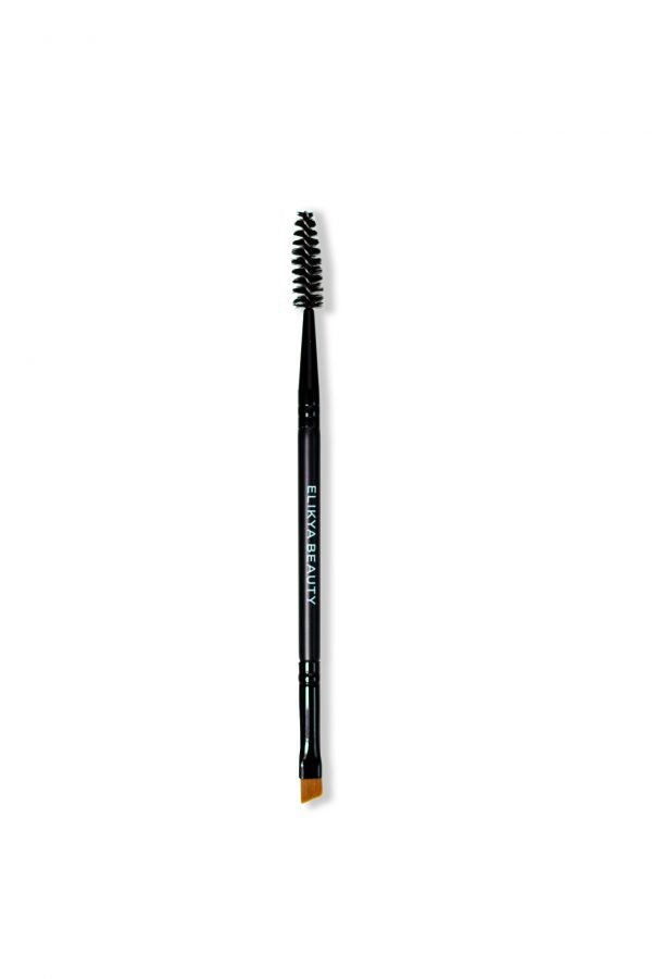 Angled eyebrow brush