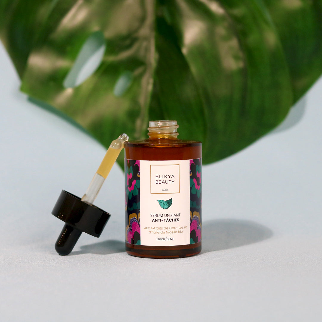 Gamme teint lumière Anti-tâches aux extraits de Carottes et d'huile de Nigelle BIO