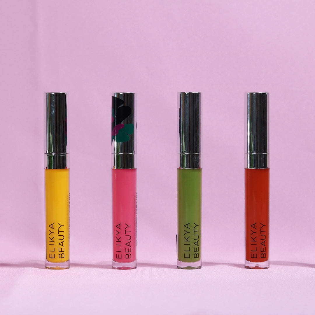 Set of 4 Lip inks with MORINGA extracts